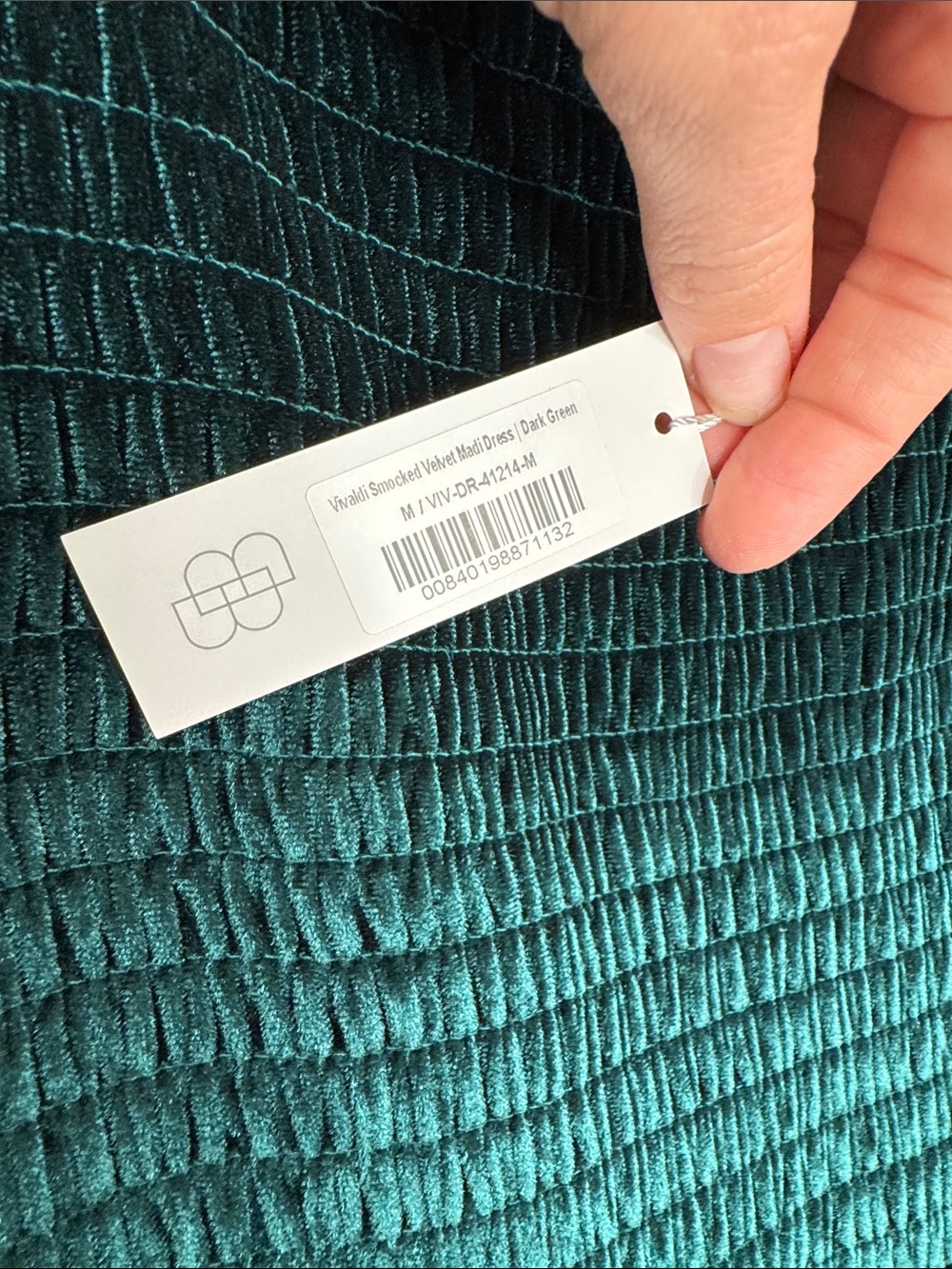 NWT Baltic Born Vivaldi Velvet Midi Dress Medium Holiday Party Photoshoot - Picture 5 of 7